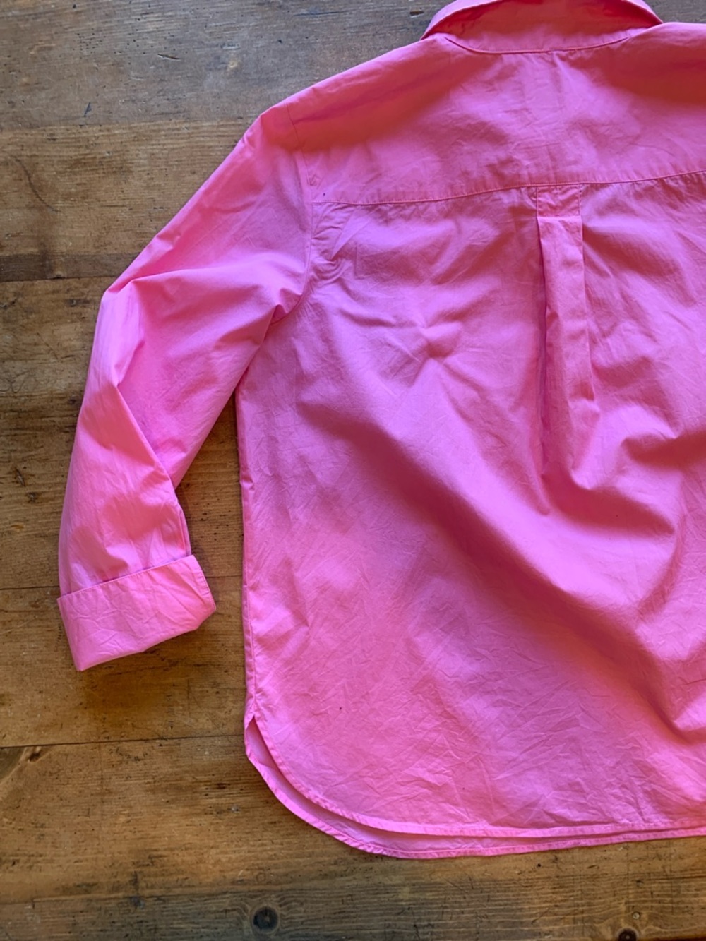 Talbots Bright Pink Popover Shirt - Picture 8 of 16